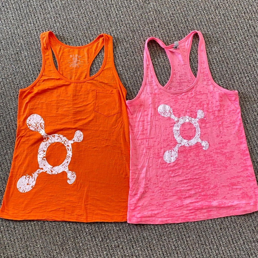 Two NEVER WORN Orangetheory tank tops